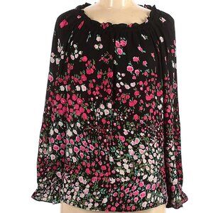 Long sleeve Floral Blouse by RSVP by Talbots